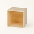Light Wood Modular Cube Storage Cabinet